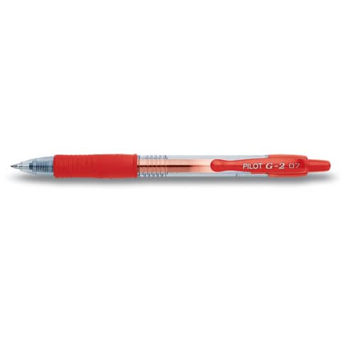 Penna gel a scatto Pilot G-2 0,7 mm rosso 001522